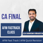 CA Final AFM Fastrack Class